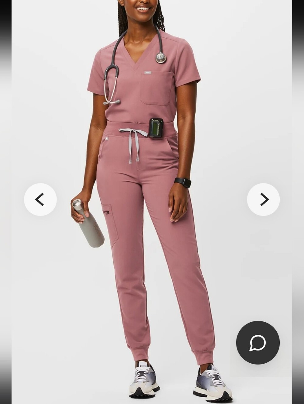Zamora High-Rise Jogger Scrub Pant And Top Set